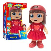 Boneca Aventureira Vermelha Novabrink BBRA 1241 Boneca Aventureira Vermelha Novabrink BBRA 1241