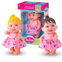 Boneca Babies Sortidas loira ou Morena cheirosas fofinhas