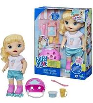 Boneca Baby Alive Aprendendo A Andar De Patins Loira Hasbro