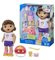 Boneca Baby Alive Aprendendo A Andar De Patins Morena F5354