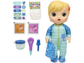 Boneca Baby Alive Aprendendo Cuidar Loira E6937 Hasbro