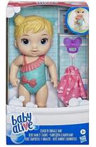 Boneca Baby Alive Bebê Banhos Carinhosos Loira Hasbro E8716