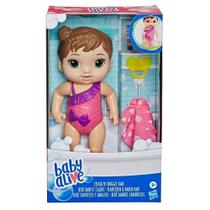 Boneca Baby Alive Bebê Banhos Carinhosos Morena - E8716 - Hasbro