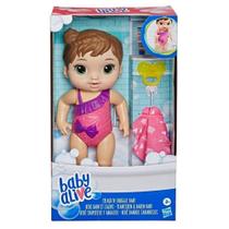 Boneca Baby Alive Bebê Banhos Carinhosos Morena - Hasbro E8722 / E8716 Boneca Baby Alive Bebê Banhos Carinhosos Morena - Hasbro E8722 / E8716