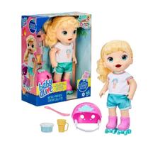 Boneca Baby Alive Bebê Com Patins Loira Hasbro