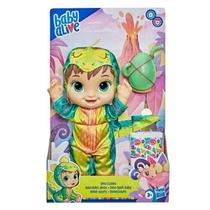 Boneca Baby Alive Bebê Dino Cuties Morena Hasbro