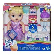 Boneca Baby Alive - Bebê Festa De Presentes - Hasbro