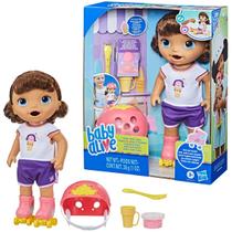 Boneca baby alive com patins roller morena - hasbro f5354 Boneca baby alive com patins roller morena - hasbro f5354