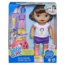 Boneca Baby Alive Com Patins Roller Morena - Hasbro