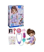 Boneca Baby Alive Dia De Cuidar Da Bella Morena Roxa F7536 Hasbro
