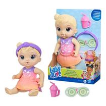Boneca baby alive dia no spa loira hasbro brinquedo f5617