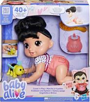 Boneca Baby Alive Engatinha Katie Kat Morena Hasbro - F9710 Boneca Baby Alive Engatinha Katie Kat Morena Hasbro - F9710