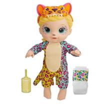 Boneca Baby Alive Faz Xixi Rainbow Wildcats Leopardo Hasbro
