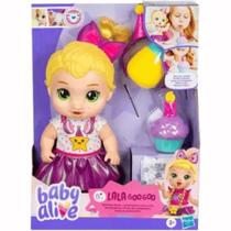 Boneca Baby Alive Festa de Aniversario Lala Goo Goo Loira - Hasbro G0343