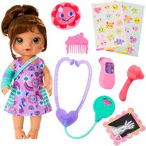 Boneca Baby Alive Hora Da Consulta Morena Com Acessórios