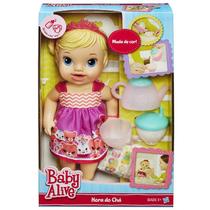 Boneca Baby Alive Hora do Chá Loira