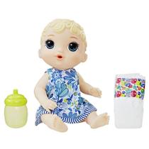 Boneca baby alive hora do xixi loira com acessórios - hasbro