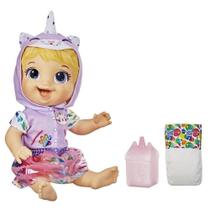 Boneca Baby Alive Loira Bebê Unicórnio Tinycorn Hasbro