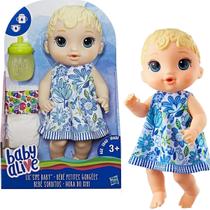 Boneca Baby Alive Loira Hora Do Xixi Com mamadeira E Fralda