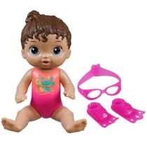 Boneca Baby Alive Nadadora Morena com Acessórios Hasbro