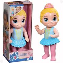 Boneca Baby Alive Princesa Bailarina Azul Loira 3+ Hasbro