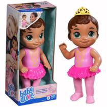 Boneca Baby Alive Princesa Bailarina Rosa Morena 3+ Hasbro