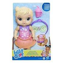 Boneca baby alive rainbow spa baby loira - hasbro f5617