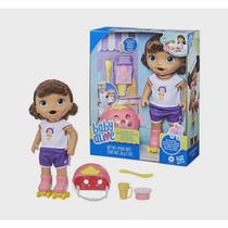 Boneca Baby Alive Roller Skate Patins Morena Hasbro