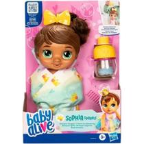 Boneca Baby Alive Shampoo Morena Sophia Sparkle - Hasbro F9120