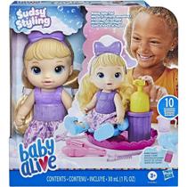 Boneca Baby Alive Sudsy Styling Loira Salão de Beleza Hasbro