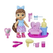 Boneca Baby Alive Sudsy Styling Morena F5113 Hasbro