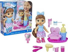 Boneca Baby Alive Sudsy Styling Morena Hasbro F5113