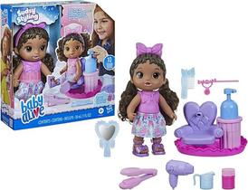 Boneca Baby Alive Sudsy Styling Negra F6147 Hasbro 30cm Boneca Baby Alive Sudsy Styling Negra F6147 Hasbro 30cm