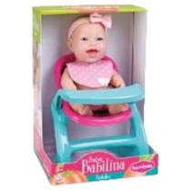 Boneca Baby Babilina 18cm c/ Cadeirinha Papinha_Bambola - SMACTUDO