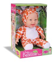 Boneca Baby Babilina Animais Colecão Macia 30cm Girafa - BRINCADEIRADECRIANÇA