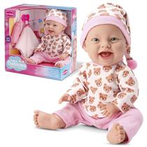 Boneca Baby Babilina Brinquedo Infantil Menina Soninho Banho
