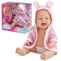 Boneca Baby Babilina Brinquedo Infantil Menina Soninho Banho