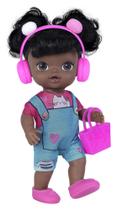 Boneca Baby Colection Influencer Influenciadora Negra 27cm - Super Toys