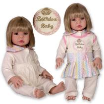 Boneca Baby Com Jogo de Roupa de Arco-Iris Realista - Cegonha Reborn Dolls