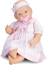 Boneca Baby com Tiara Roma Brinquedos, Multicor, 50 cm