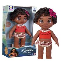 Boneca Baby Disney Moana 36Cm Vinil Macio Cotiplás Brinquedo Boneca Baby Disney Moana 36Cm Vinil Macio Cotiplás Brinquedo