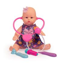 Boneca Baby Dodói Medica com 4 Acessórios - Anjo Brinquedos