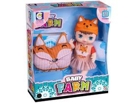 Boneca Baby Farm Raposa Com Pochete 2487 Cotiplás