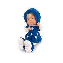 Boneca Baby Fashion Azul 39 cm Antialérgica