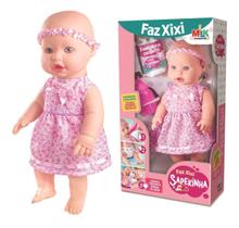 Boneca Baby Faz Xixi De Verdade + Mamadeira + Fralda - Milk