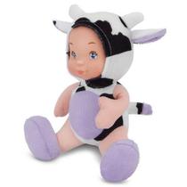 Boneca Baby Filhote Vaca 23 cm Antialérgica