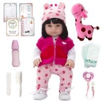 Boneca Baby Infantil Reborn Completa 100% Silicone