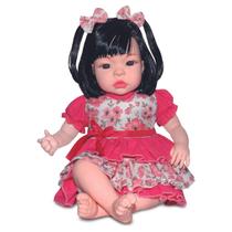 Boneca Baby Kiss Bebê Realista Brinquedo Infantil