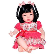 Boneca Baby Kiss Estilo Reborn Menina - Sid Nyl Boneca Baby Kiss Estilo Reborn Menina - Sid Nyl