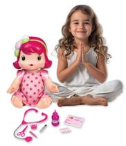 Boneca Baby Moranguinho 33 cm Dodoizinha com Acessórios
